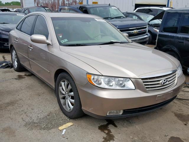 KMHFC46D47A180778 - 2007 HYUNDAI AZERA GLS GOLD photo 1