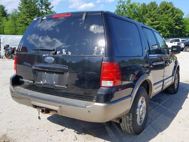 1FMFU18L24LA60817 - 2004 FORD EXPEDITION BLACK photo 4