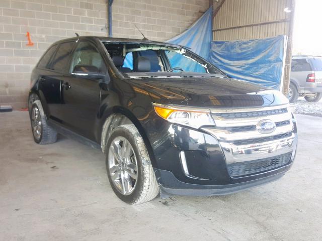 2FMDK3JC9DBC92107 - 2013 FORD EDGE SEL BLACK photo 1