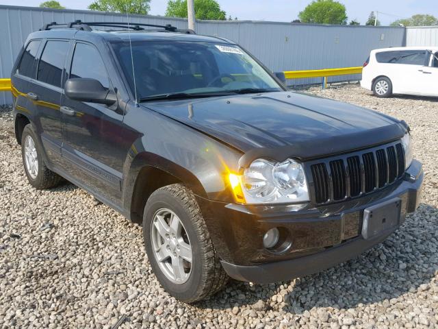 1J4GR48K65C552054 - 2005 JEEP GRAND CHER BLACK photo 1