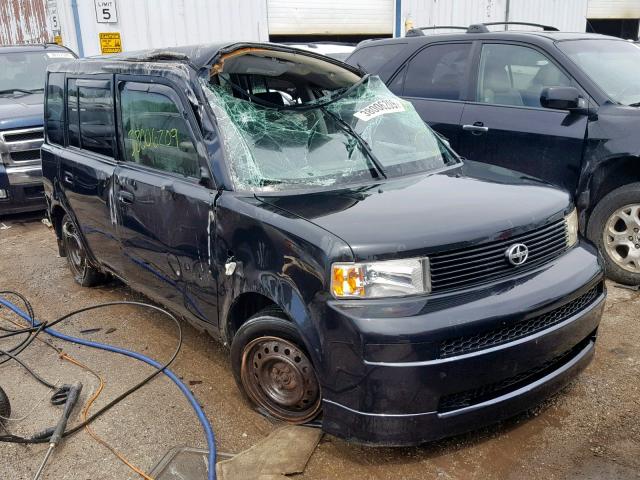 JTLKT324654016712 - 2005 TOYOTA SCION XB შავი ფოტო 1