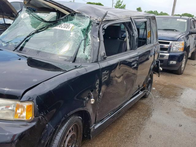 JTLKT324654016712 - 2005 TOYOTA SCION XB შავი ფოტო 10