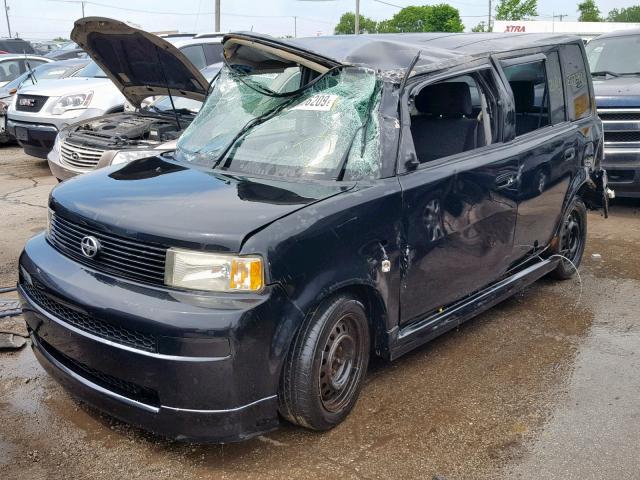 JTLKT324654016712 - 2005 TOYOTA SCION XB შავი ფოტო 2