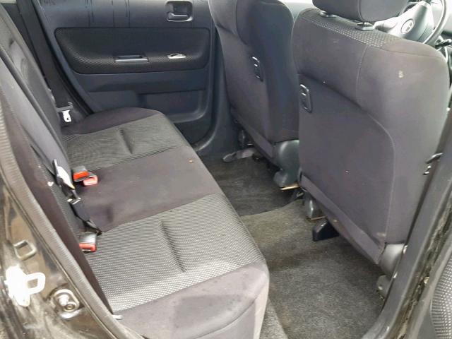 JTLKT324654016712 - 2005 TOYOTA SCION XB შავი ფოტო 6