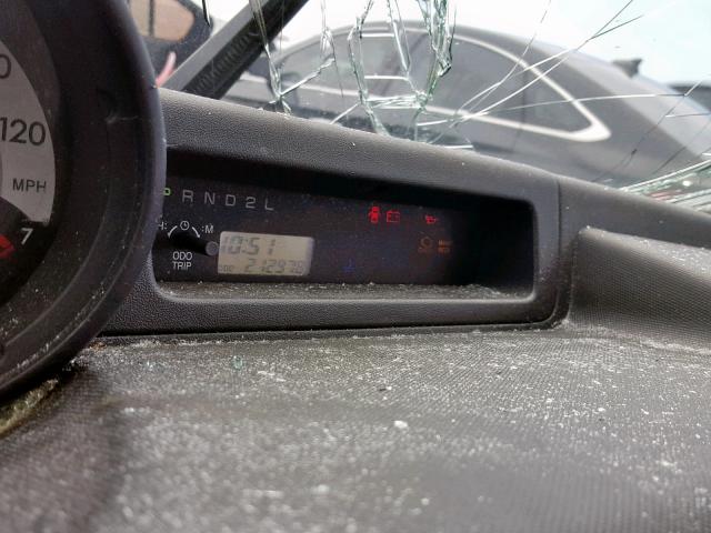 JTLKT324654016712 - 2005 TOYOTA SCION XB შავი ფოტო 8