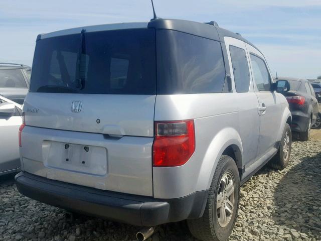 5J6YH18718L010737 - 2008 HONDA ELEMENT EX BLUE photo 4