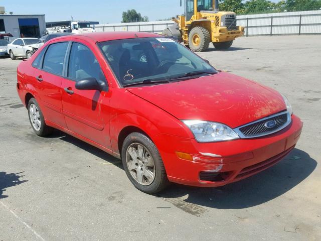 1FAFP34N17W292901 - 2007 FORD FOCUS ZX4 RED photo 1