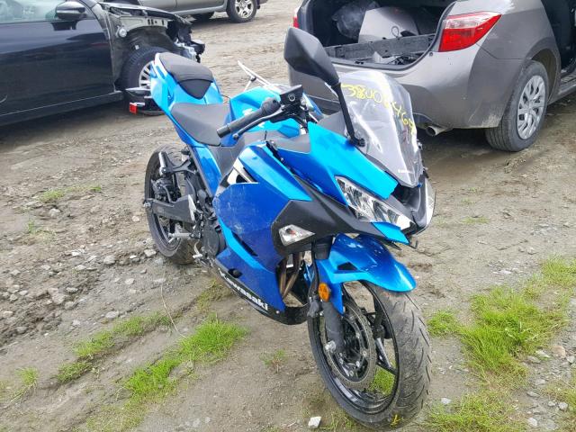 JKAEXKH19JDA06736 - 2018 KAWASAKI EX400 BLUE photo 1