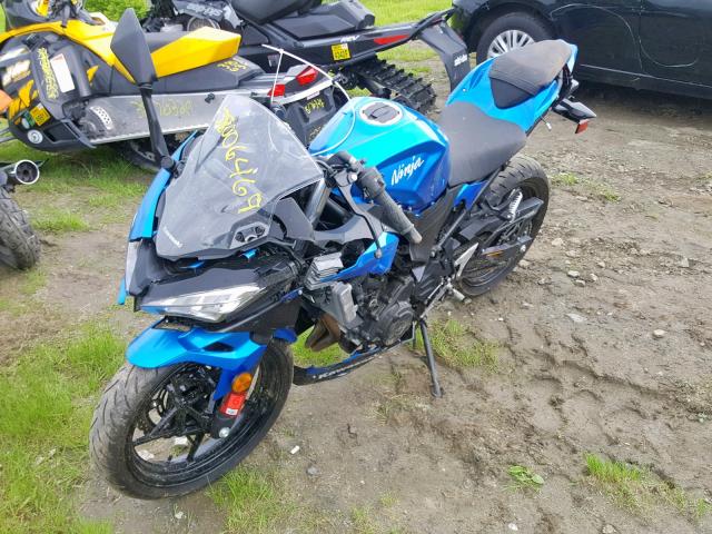 JKAEXKH19JDA06736 - 2018 KAWASAKI EX400 BLUE photo 2