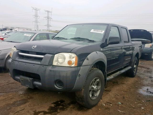 1N6ED27T53C421993 - 2003 NISSAN FRONTIER C BLACK photo 2