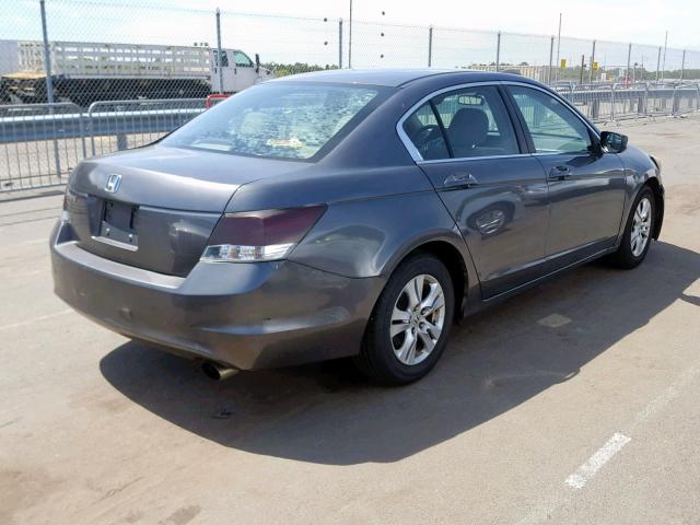 1HGCP26488A122580 - 2008 HONDA ACCORD LXP GRAY photo 4