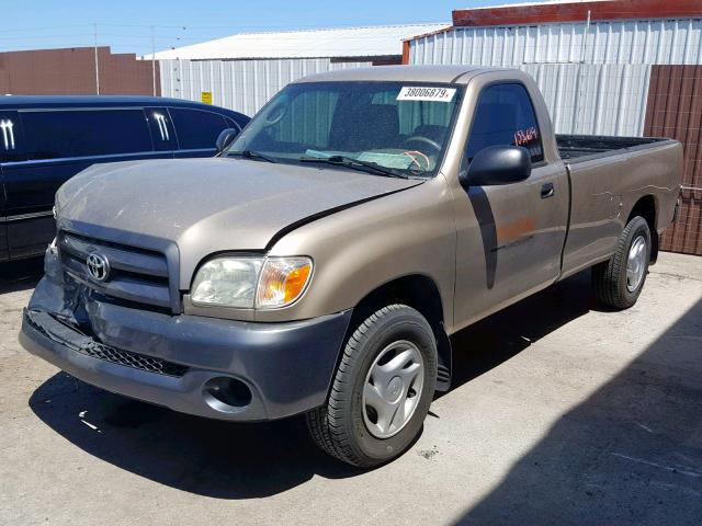 5TBJU32125S455073 - 2005 TOYOTA TUNDRA TAN photo 2