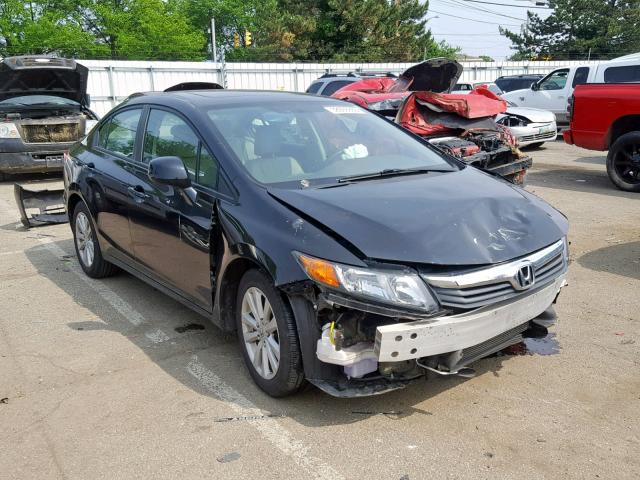 19XFB2F94CE085927 - 2012 HONDA CIVIC EXL 黑色 照片 1