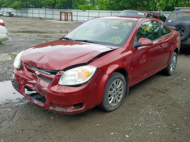 1G1AL15F377232911 - 2007 CHEVROLET COBALT LT RED photo 2