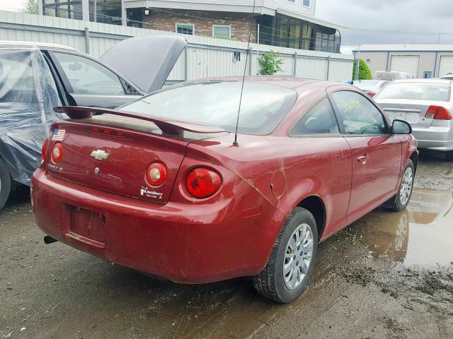 1G1AL15F377232911 - 2007 CHEVROLET COBALT LT RED photo 4