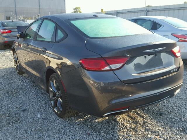 1C3CCCBB7FN626441 - 2015 CHRYSLER 200 GRAY photo 3