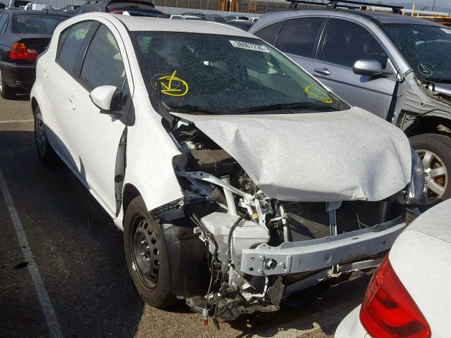 JTDKDTB38G1115343 - 2016 TOYOTA PRIUS C WHITE photo 1