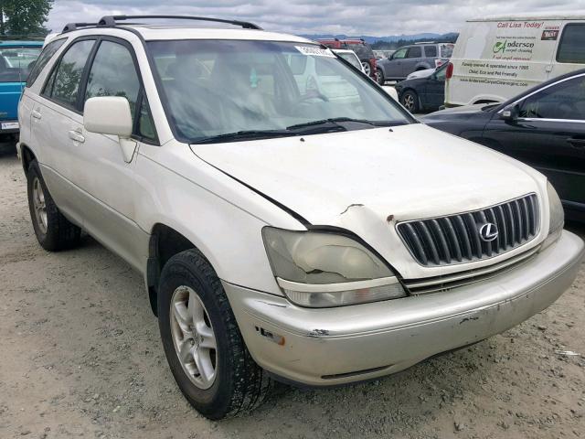 JT6HF10U6Y0123637 - 2000 LEXUS RX 300 WHITE photo 1