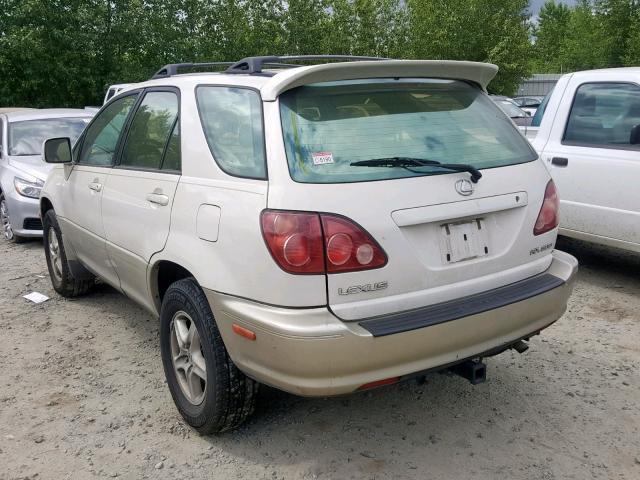 JT6HF10U6Y0123637 - 2000 LEXUS RX 300 WHITE photo 3