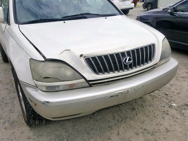 JT6HF10U6Y0123637 - 2000 LEXUS RX 300 WHITE photo 9