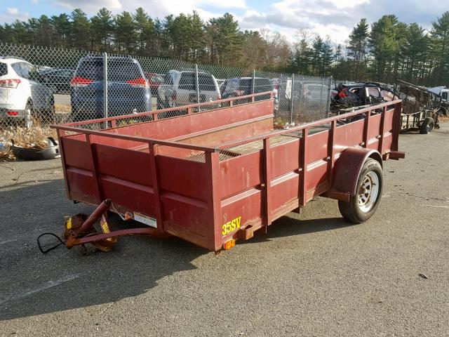 4K8VX121411A75063 - 2002 ALLOY TRAILER TRAILER RED photo 2