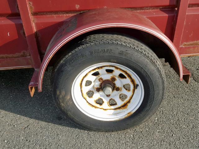 4K8VX121411A75063 - 2002 ALLOY TRAILER TRAILER RED photo 8