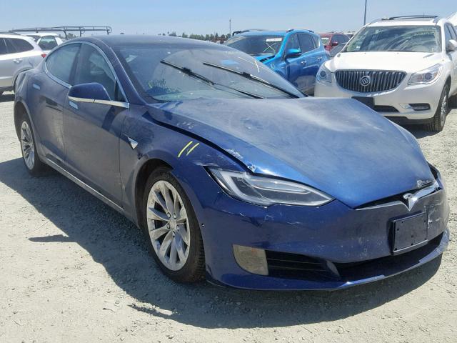 5YJSA1E27HF186929 - 2017 TESLA MODEL S BLUE photo 1