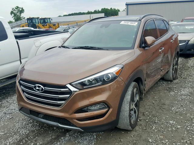 KM8J33A23GU084505 - 2016 HYUNDAI TUCSON LIM TAN photo 2