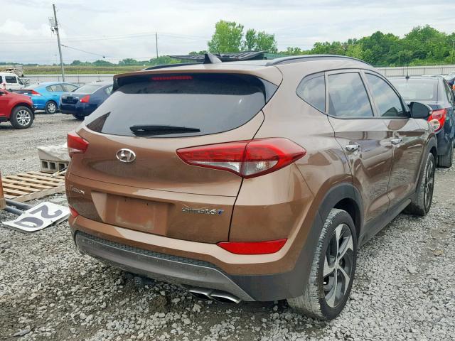 KM8J33A23GU084505 - 2016 HYUNDAI TUCSON LIM TAN photo 4