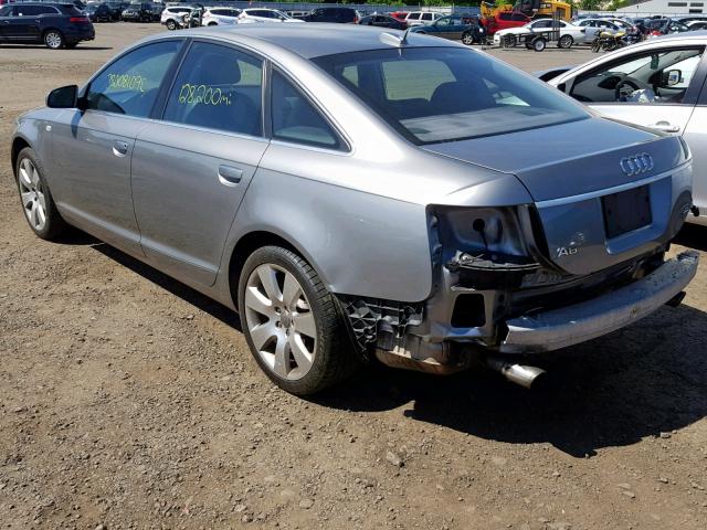 WAUDH74F36N142692 - 2006 AUDI A6 3.2 QUA SILVER photo 3