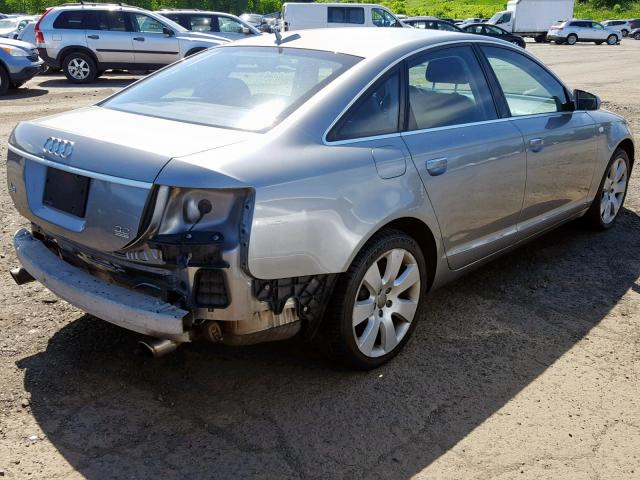 WAUDH74F36N142692 - 2006 AUDI A6 3.2 QUA SILVER photo 4