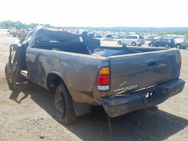 5TBJN321X3S413342 - 2003 TOYOTA TUNDRA CHARCOAL photo 3