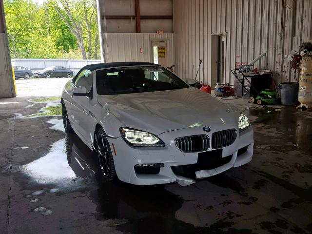 WBAYP1C56FD216994 - 2015 BMW 650 XI WHITE photo 1