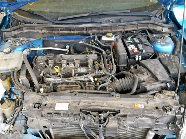 JM1BL1H54A1152106 - 2010 MAZDA 3 S BLUE photo 7