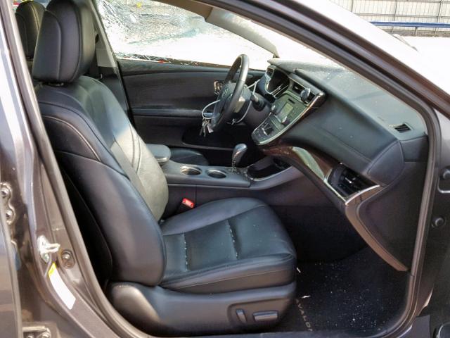 4T1BD1EB9DU017810 - 2013 TOYOTA AVALON HYB GRAY photo 5