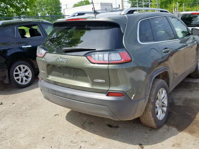 1C4PJMCB3KD212161 - 2019 JEEP CHEROKEE L GREEN photo 4