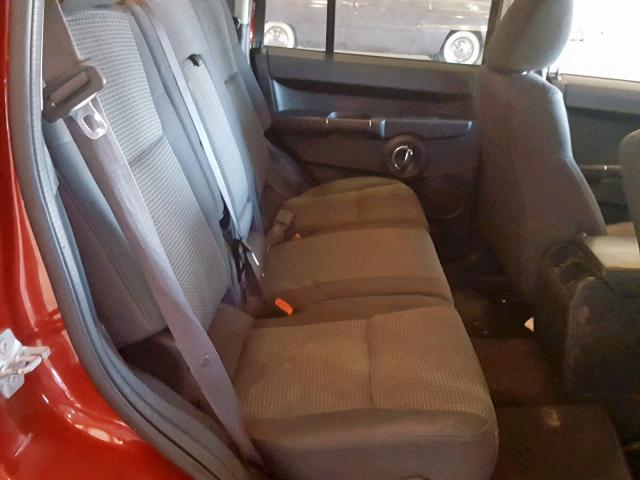 1J4RH4GK2AC113733 - 2010 JEEP COMMANDER RED photo 6