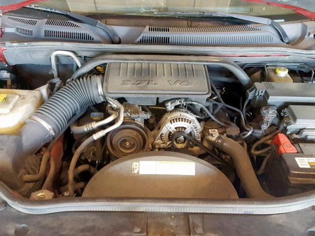 1J4RH4GK2AC113733 - 2010 JEEP COMMANDER RED photo 7