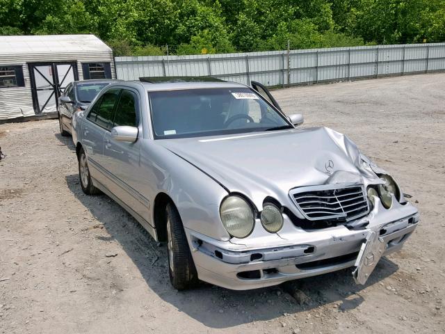 WDBJF65J42B417635 - 2002 MERCEDES-BENZ E 320 SILVER photo 1