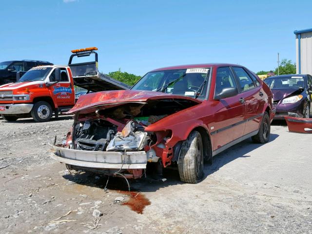 YS3DD55N9X2026241 - 1999 SAAB 9-3 S RED photo 2