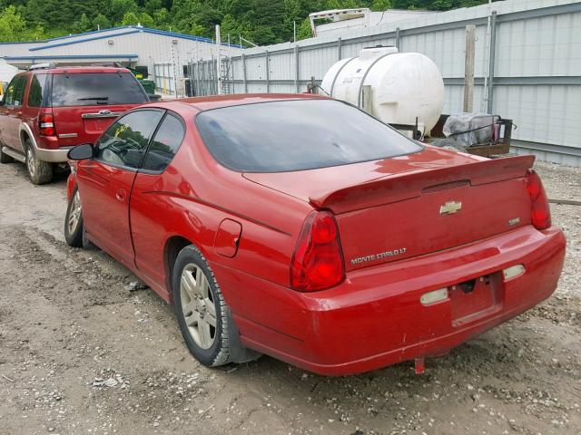 2G1WK15K679419256 - 2007 CHEVROLET MONTE CARL RED photo 3