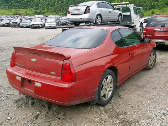 2G1WK15K679419256 - 2007 CHEVROLET MONTE CARL RED photo 4