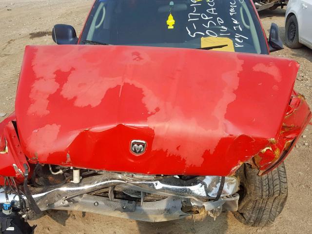 1B7HL48X22S548561 - 2002 DODGE DAKOTA QUA RED photo 7