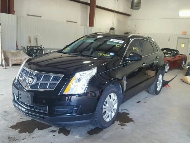 3GYFNAE37CS587566 - 2012 CADILLAC SRX LUXURY BLACK photo 2