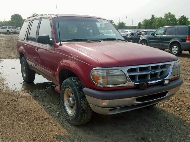 1FMDU34X6TUC54979 - 1996 FORD EXPLORER MAROON photo 1