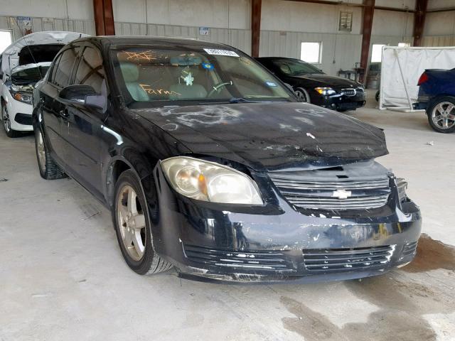 1G1AL58F887146689 - 2008 CHEVROLET COBALT LT BLACK photo 1