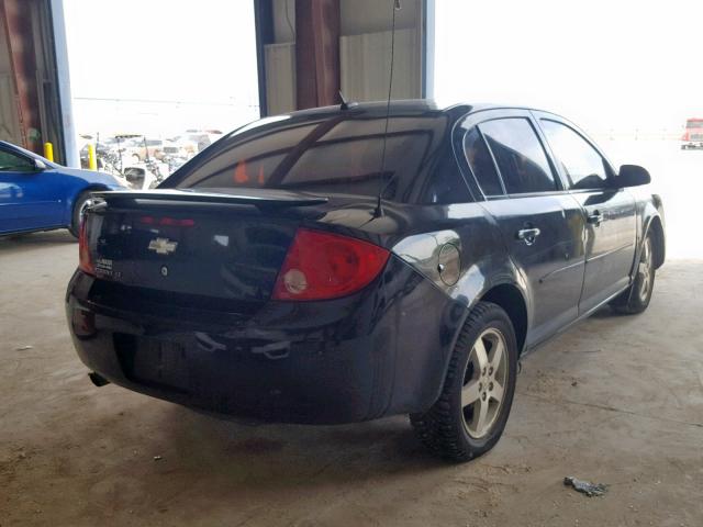 1G1AL58F887146689 - 2008 CHEVROLET COBALT LT BLACK photo 4