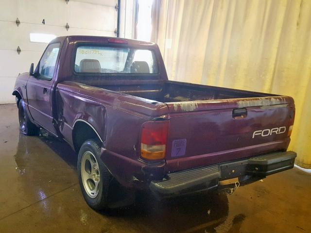 1FTCR10A8PPA67691 - 1993 FORD RANGER PURPLE photo 3