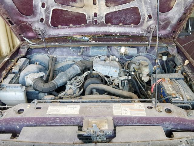 1FTCR10A8PPA67691 - 1993 FORD RANGER PURPLE photo 7