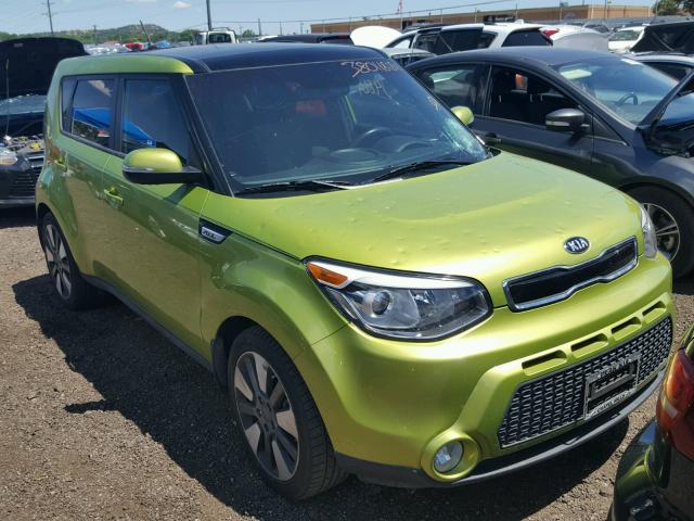 KNDJX3A55E7731758 - 2014 KIA SOUL ! Yaşıl foto 1